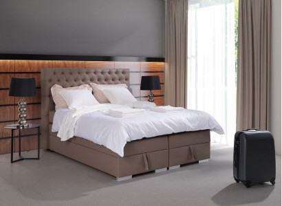 Complete's Boxspring Bed Mattress Topper Hotel Double Beds Chesterfield new
