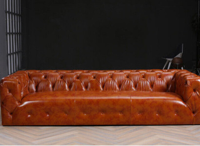 Chesterfield Sofa Couch Upholstery Fabric Leather Couches Upholstery Suite 4 Seaters