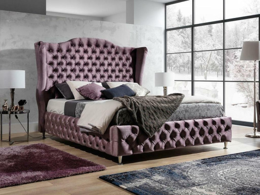 Royal Chesterfield Bed Aubergine Beds Classic s Design