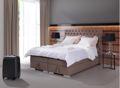 Designer Box Spring Bed Double Beds Bedroom Chesterfield Furniture