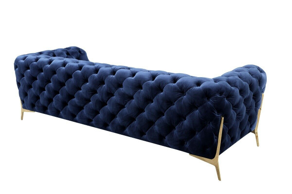 Chesterfield 3 Seat Couch Upholstery Three Seater Design Couches Textile Fabric Italy