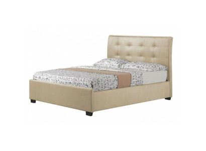 Chesterfield Design Upholstery English Bed Gray Beds 160/180x200 cm Double bed