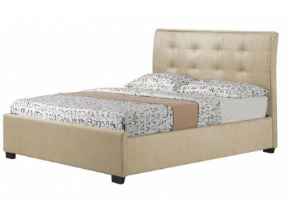 Chesterfield Design Upholstery English Bed Gray Beds 160/180x200 cm Double bed