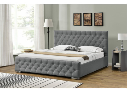 Chesterfield Bed Design Bedroom English Beds 200x200cm Textile Upholstery