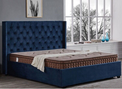 Royal Blue's Bedroom Bed Upholstery Double Beds Chesterfield Design