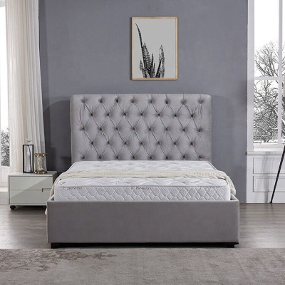 Royal Gray Bedroom Bed Upholstery Beds Chesterfield Design Textile