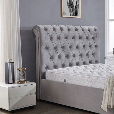 Royal Gray Bedroom Bed Upholstery Beds Chesterfield Design Textile