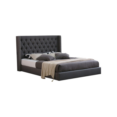 Large Gray Chesterfield Double bed Royale Luxury Beds