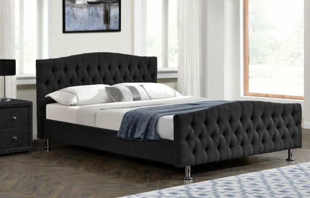 Black Chesterfield Bed Design Bedroom English Bed