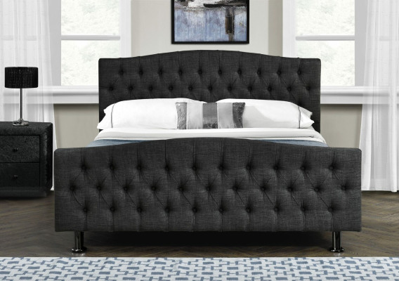 Black Chesterfield Bed Design Bedroom English Bed