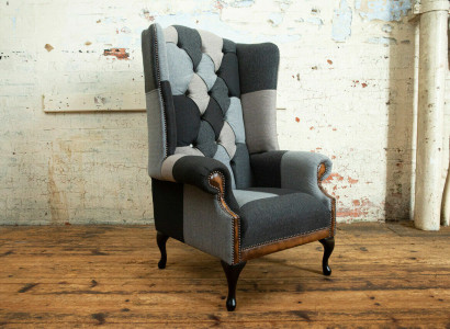 Chesterfield Armchair Club Lounge Designer Armchair Sofa 1 Seater