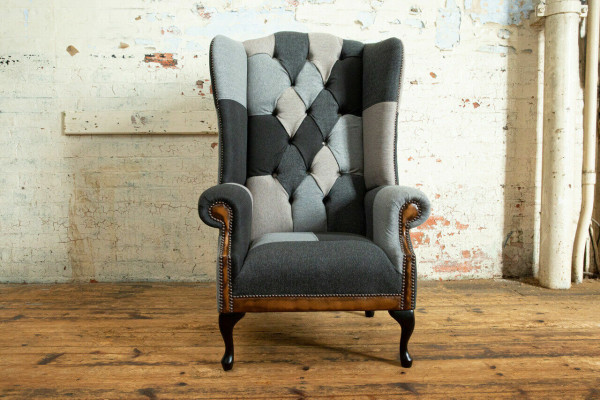 Chesterfield Armchair Club Lounge Designer Armchair Sofa 1 Seater
