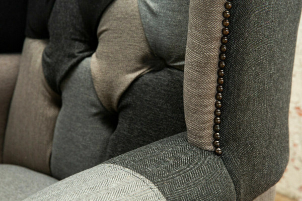 Chesterfield Armchair Club Lounge Designer Armchair Sofa 1 Seater