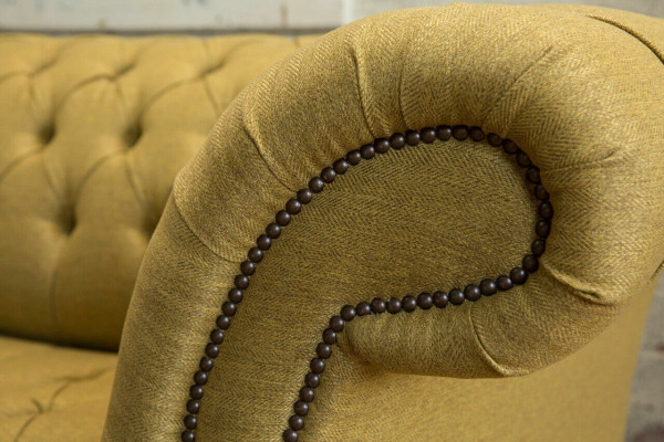 Yellow Couch Three Seater Upholstery Design Sofa 3 Seat Sofas Room Luxury Couches
