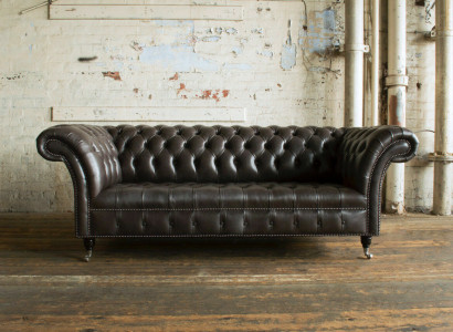 Chesterfield fabric sofa leather sofa sofa couch upholstery living room custom made
