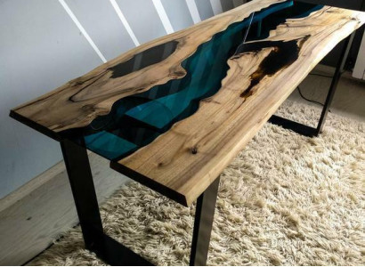 Epoxy resin Consoles Table Designer Tables Luxury Living room Furniture