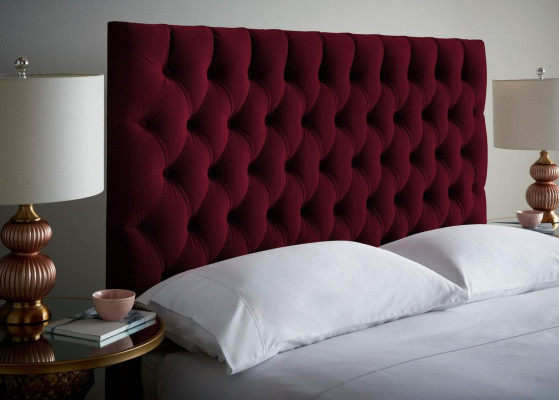 Red Chesterfield Bed Upholstered bed Double bed Beds Big XXL Designer Luxury Bed
