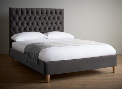 Bed Chesterfield Upholstered bed Luxury Double Bedroom Design Bed Beds