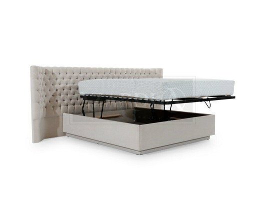 Chesterfield Bed Luxury Bedroom Hotel Decorative Upholstery Beds with Buttons