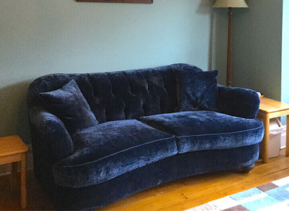 Sofa Luxury Textile Chesterfield Couch Sofas Upholstery 3 Seater Couches Fabric new
