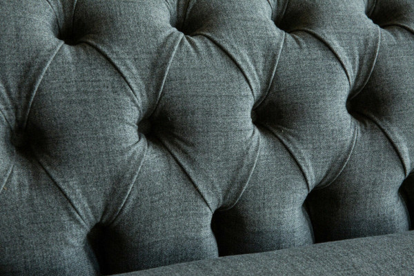 Chesterfield Sofa Couch Upholstery Sofas Couches Four Seater Fabric 265cm Seat Pad