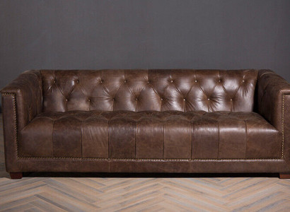 Chesterfield 3+1 Seater Sofa set Sofa Couch Fabric Leather Couchen Suite