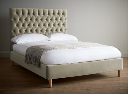 Chesterfield Design Upholstery English Black 140/160/180x200 Beds Double bed
