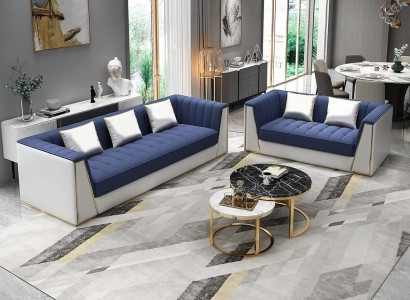 Chesterfield Living room Couch Sofa Set Luxury Suite 3+2 Group new