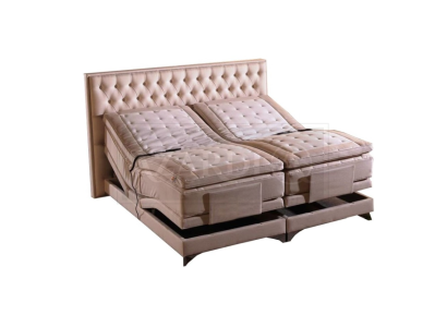 Orthopedic bed double beds adjustable function including mattress