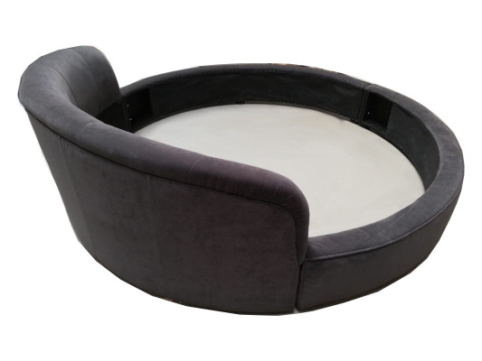 Round Bed Modern Design Luxury Upholstery Round Beds Textile Fabric Round Beds new
