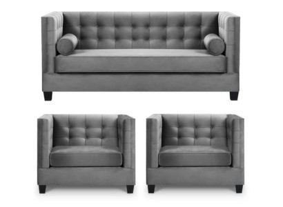Sofa set Sofa bed Gray Armchair Creative Furniture Textile Fabric Living room new