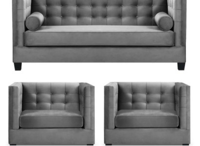 Sofa set Sofa bed Gray Armchair Creative Furniture Textile Fabric Living room new