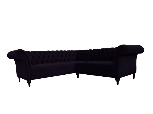 Modern Chesterfield Corner sofa Corner sofa Designer Sofa Couch Velvet Leather Sofa