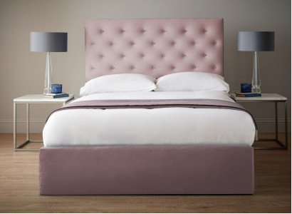Design Upholstery English Double bed Chesterfield Beige 140/160/180x200 Beds