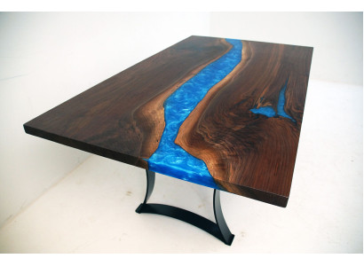 Epoxy resin Dining table Dining table Meeting tables Designer 1QM