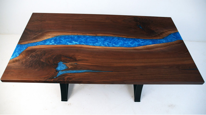 Epoxy resin Dining table Dining table Meeting tables Designer 1QM
