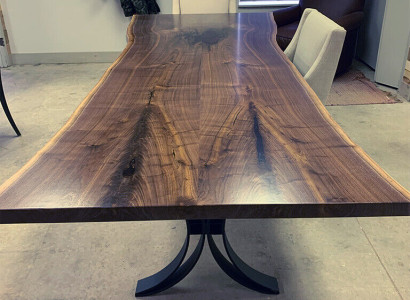Luxury Dining table Real Wood Designer Kitchen Table Massive Tables 1sqm Price
