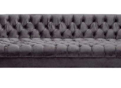 Anthracite Chesterfield Sofa Creative Furniture 4-Seater Sofas Textile Couches