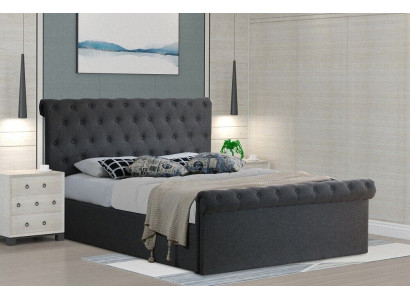 Chesterfield Classic s Design Bed Upholstery Beds Textile 140x200cm