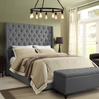 Classic s Design Bed Upholstery Beds Textile 140x200cm Chesterfield Bed