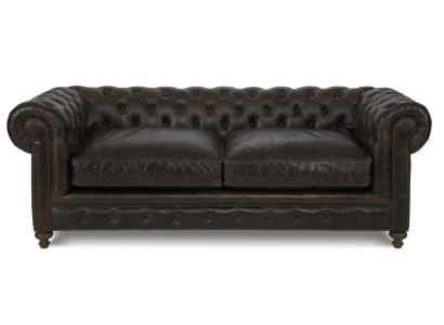 Brown Chesterfield 3-Seater Designer Living room 3-seater couch