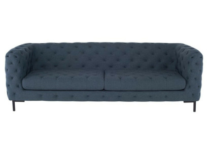 Gray Modern 3-Seater Chesterfield Living room Stylish Couch