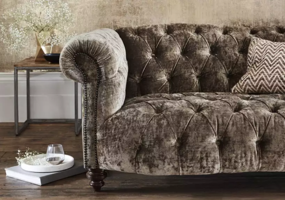 Chesterfield Sofa Couch Upholstery Fabric Leather Couches Upholstery Suite 3 Seaters