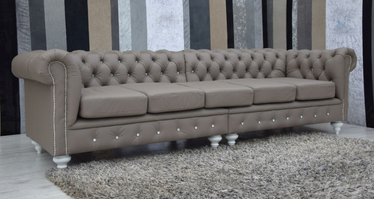 Chesterfield Sofa Couch Upholstery Fabric Leather Couches Upholstery Suite 5 Seaters