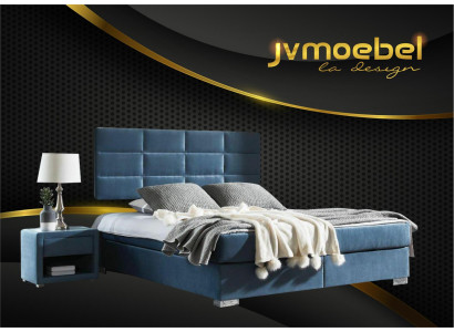 Luxury Box Spring Bed 140 160 180 x 200cm Beds Double Bedroom Furniture Fabric