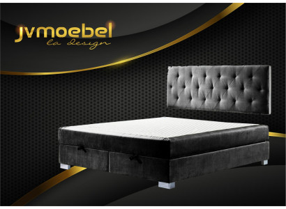 Luxury Box Spring Bed Beds Double Bedroom Furniture Fabric 140 160 180 x 200cm