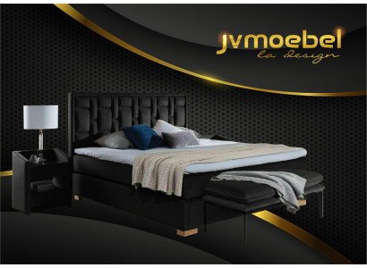 Luxury Box Spring Bed Black Blue e Beds Bedroom Furniture Design Double Hotel