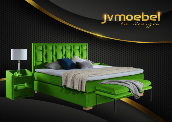 Luxury Box Spring Bed Black Blue e Beds Bedroom Furniture Design Double Hotel