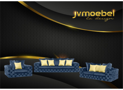 Luxury 4 Seater Couch Upholstery Sofa Leather Fabric Textile Couches Suite