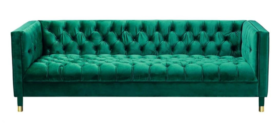 Blue e Chesterfield Textile Modern Design Fabric Creative Furniture new Living room Sofa